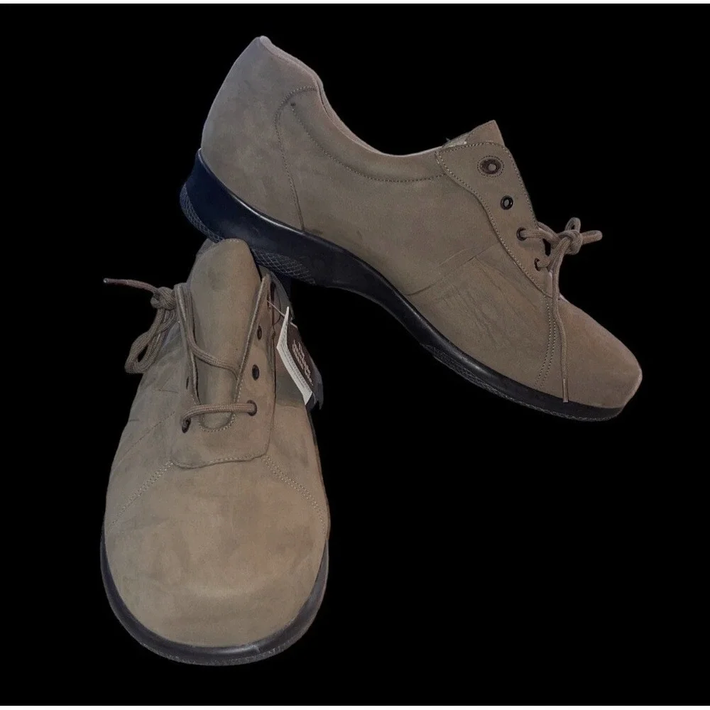 Munro Park Birch Leather Nubuck Walking Casual Shoes Men's Sz 12 WW Suede